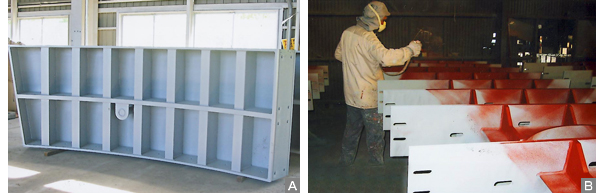 工場の防食塗装実績